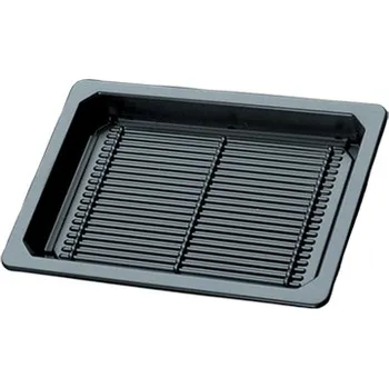 Jednorázové nádobí Miska SUSHI rPET 166x115x20mm černá - 900 ks