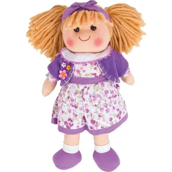 Bigjigs Toys Látková panenka Laura 34 cm