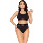 Dámské dvoudílné plavky S48 černé - Self XL