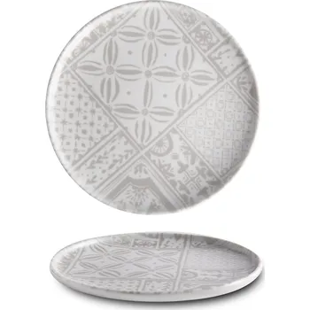 Talíř G. Benedikt | Dezertní talíř, světle hnědá mozaika, 20 cm, Mosaic