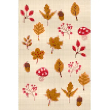 Diamantové malování Diamantové malování - Podzimní pozadí Velikost: 20x30cm, Rámování: Pouze srolované plátno, Diamanty: Kulaté