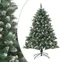 Vánoční stromek Umělý vánoční stromek se stojanem PVC zelený/bílý