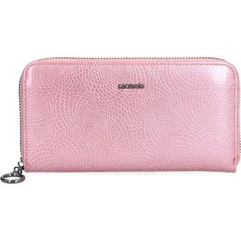 Peněženka Carmelo dámská peněženka velká růžová 2111 N RŮŽOVÁ
