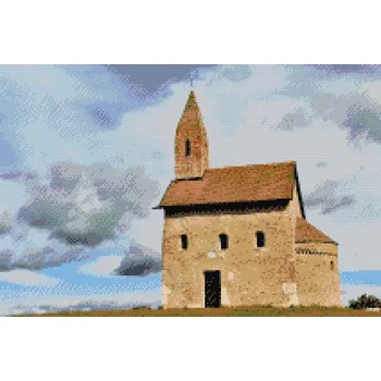 Diamantové malování Diamantové malování - Kostel sv. Michaela Archanděla Velikost: 40x60cm, Rámování: Pouze srolované plátno, Diamanty: Kulaté