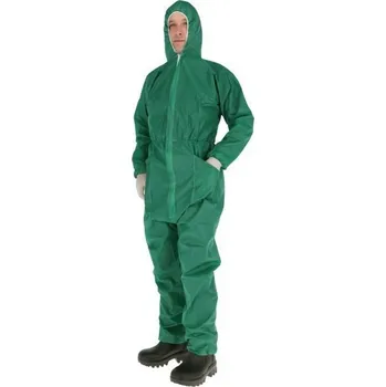Jednorázový oděv Jednorázový overal zelený Velikost: XL