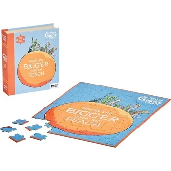 Puzzle Petit Collage Puzzle Jakub a obří broskev