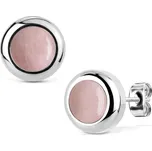 Ocelové náušnice s Růženínem 8mm