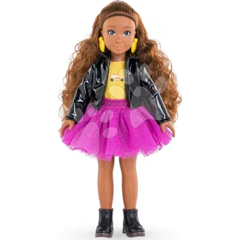 Panenka Melody New York Fashion Week Set Corolle Girls s dlouhými hnědými vlasy 28 cm 4 doplňky od 4 let