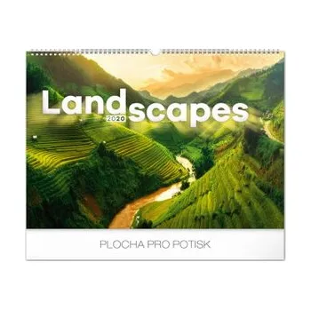 Kalendář PRESCO GROUP Nástěnný kalendář Krajiny 2020