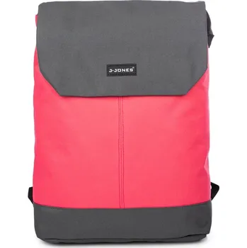 Městský batoh J. JONES Dámský batoh nejen na notebook červený 4098