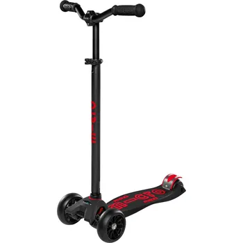 Koloběžka MICRO Maxi DeLuxe Pro black-red