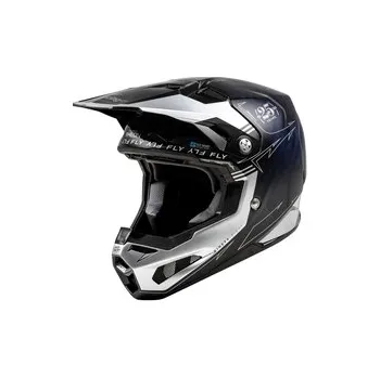 Helma na motorku Mx Helma Fly Racing Formula S Carbon Legacy Helmet Navy / Silver 2024, Velikost L (59-60cm)
