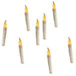 Levitující LED svíčky 6 ks bílé
