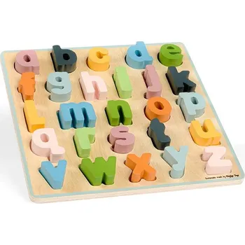 Puzzle Bigjigs Toys Dřevěné puzzle malá písmena - abc