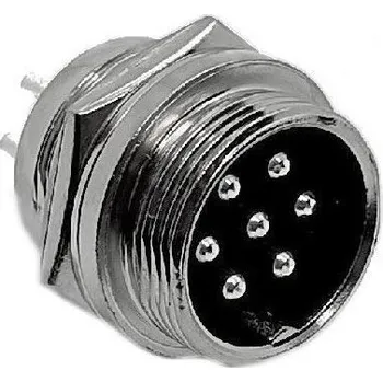 Síťový kabel GX20 konektor 7p panelový