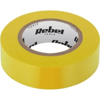 Lepicí páska Izolační páska Rebel TOOLS, 0.13 mm x 19 mm x 9.15 m, žlutá