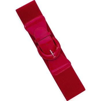 Opasek Banned Retro široký pásek Corinne červený Velikost: S (UK 10)