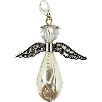 Vánoce Přívěšek - Anděl strážny v dárkovém balení - Veselé Vánoce, 3x3 cm, 1 kus