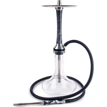 Čistič dýmky Vodní dýmka Tortuga Ranger Pro Black White čirá