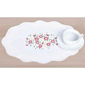 ubrus Ubrus celoroční Kytička červená 32x46cm - 32 x 46cm PES Květ