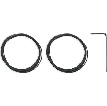 Pánské cyklistické tretry náhradní struna do treter Northwave /pár/ Bike Braid Black SLW