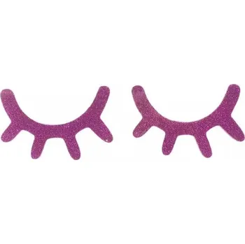 Samolepící dekorace Dekorace na zeď | 3D designová samolepka na zeď, styl spící oči - Fialová