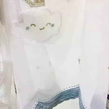 Sprchový závěs Dětský roztomilý závěs - Modrá,130 x 240 cm,Tunel