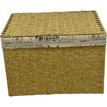 Úložný box Vingo Vyšší úložný box žíhaný s látkou paris Rozměry (cm): 33x23, v.23