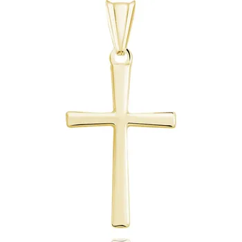 Přívěsek Olivie Stříbrný přívěsek KŘÍŽEK GOLD 8170 Ag 925; ≤0,7 g.