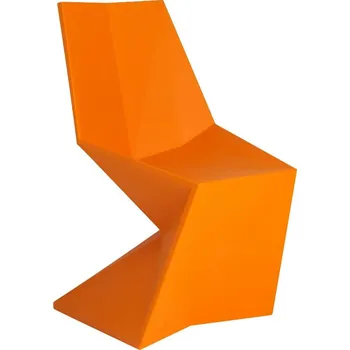 VONDOM Oranžová plastová jídelní židle VERTEX