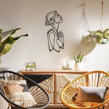 Obraz ASIR Nástěnná dekorace ŽENA kov