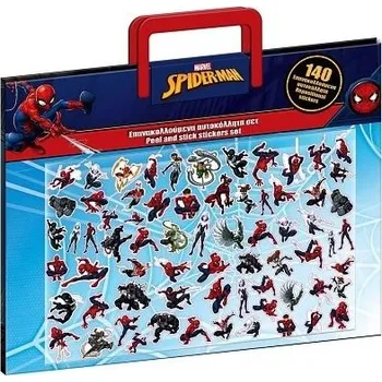 samolepka DIAKAKIS NÁLEPKY SPIDERMAN OPAKOVANĚ POUŽITELNÉ 508059