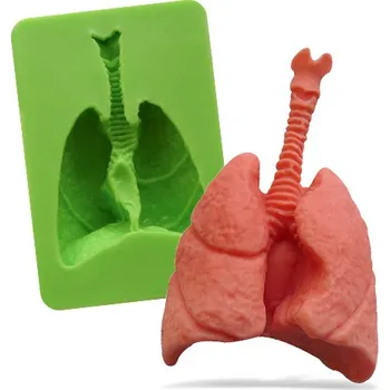 Jedlá dekorace na dort Silikonová formička plíce