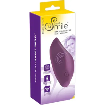 Vibrátor SMILE kalhotky - akumulátorový vibrátor na klitoris (fialový)