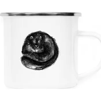 Plecháček - nerezový lem s potiskem Bobr na plechu