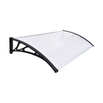 Stříška nad vchodové dveře PROPER vchodová stříška 100x120cm čirá