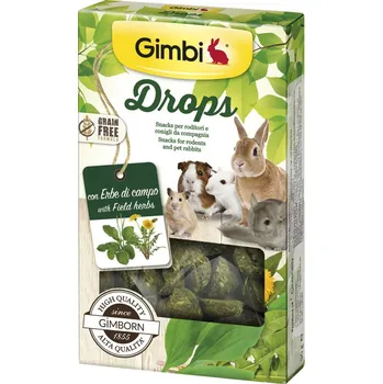 Krmivo pro hlodavce Gimborn I DROPS pro hlodavce s polnimi bylinkami 50g
