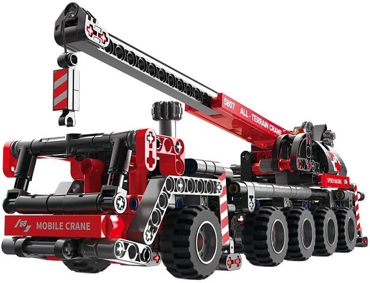 foto Ostatní stavebnice Cogo Tech-Storm 5807 Pojízdný jeřáb