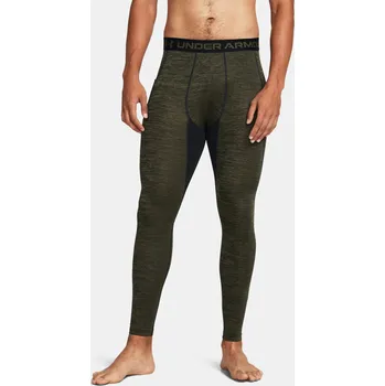 Pánské legíny Pánské sportovní legíny Under Armour UA CG Armour Twist Lgs-GRN - zelené Velikost: M