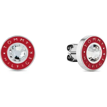 Šperk Tommy Hilfiger Elegantní ocelové náušnice s krystalem Layered 2780808 + 2 měsíce na vrácení zboží