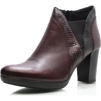 Dámská zimní obuv CARINII DÁMSKÉ KOTNÍKOVÉ BOTY CHE BELLO 1153 -092/098 BORDOVÁ Barva: BORDOVÁ, Velikost: 40