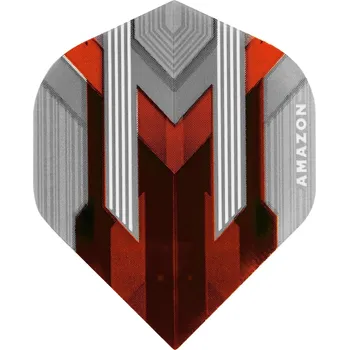 Příslušenství pro šipky Letky Designa Amazon Silver 100 Orange