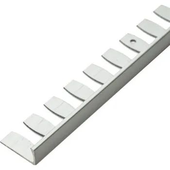 Stavební profil Lišta ukončovací ohýbací 10mm/2,5 hliník