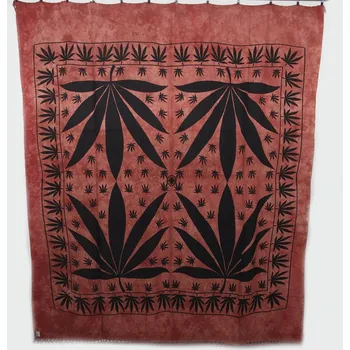 Přehoz na lůžko Přehoz double Indica červená