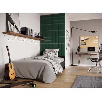 Obklad ELTAP Čalouněný panel SET QUADRATTA 120x195 zelený