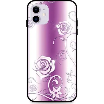 Pouzdro na mobilní telefon Kryt iPhone 11 silikon Abstract Roses (obal neboli pouzdro na iPhone 11)