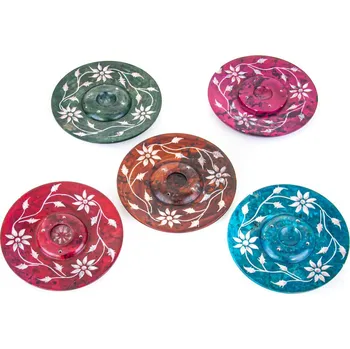 Vonná tyčinka Stojánek na vonné tyčinky - kámen lotos barevný