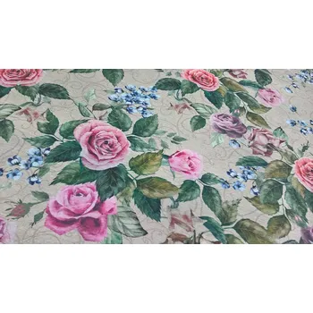 BYTEMA Dekorační látka LANTANA RŮŽE šíře 140 cm