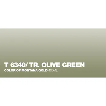 MONTANA CANS Montana Gold Transparent gold transparent: T6340 TRANSPARENT OLIVE GREEN
