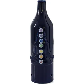 Vonná tyčinka Kouřící láhev pro vonné tyčinky - Sedm čaker modrá